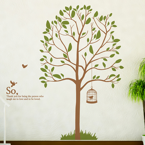 우리나무 (나무1그루) 포인트 데코 스티커