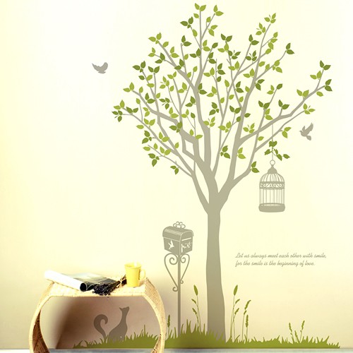 위드유 (나무 1그루) 포인트 데코 스티커