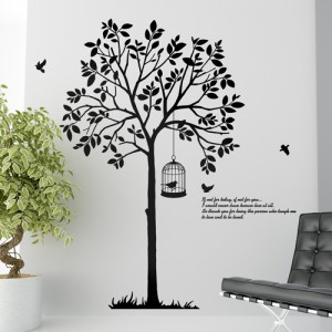 나무한그루 포인트 데코 스티커